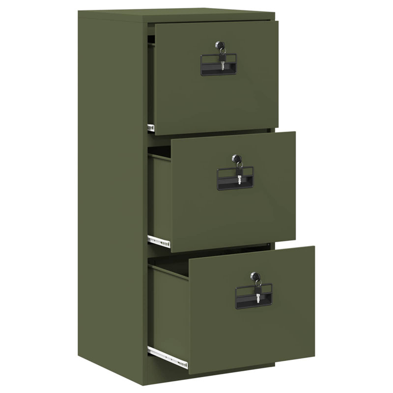 Storage Cabinet, Olive Green