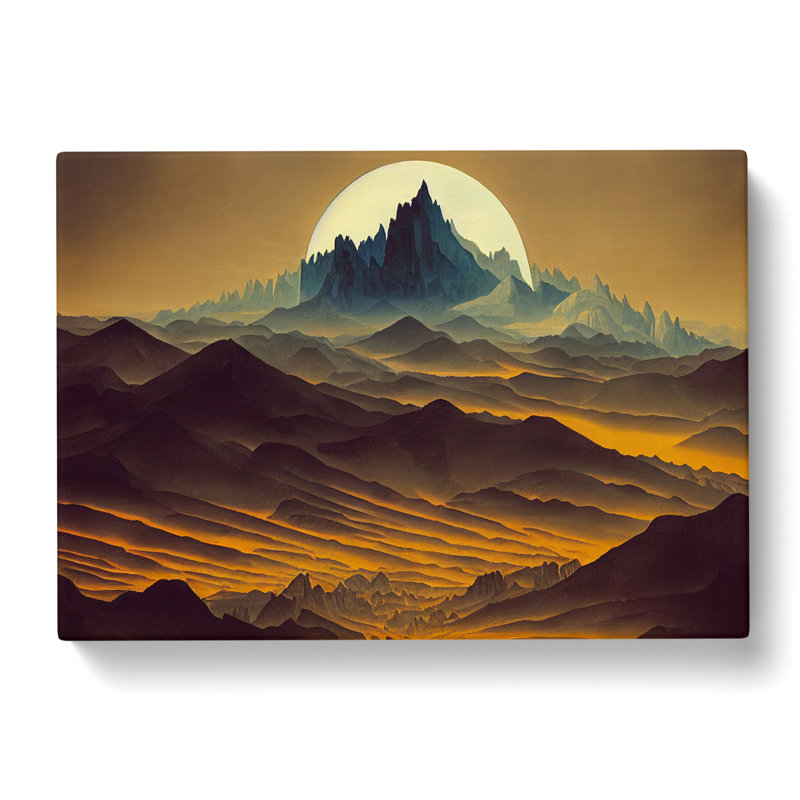 Pure Mountain Landscape - Wrapped Canvas, 40cm H x 60cm W x 3cm D