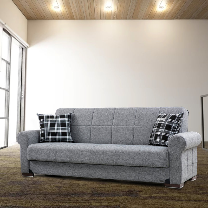 Canapé Kensworth, Mélange de polyester gris