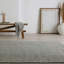 Tapis bleu / crème touffeté à la main à motif géométrique Christie-71603413