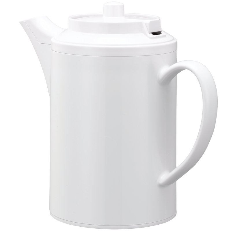Plastic 16oz Teapot, White