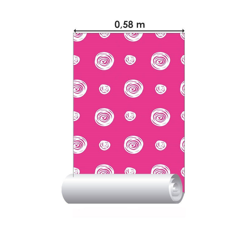 Rouleau de papier peint adhésif L 126 po x l 24 po Krysta
