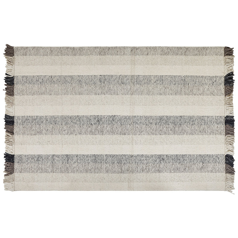 Eldred Striped Hand Woven Area Rug, Rectangle 160 x 230cm