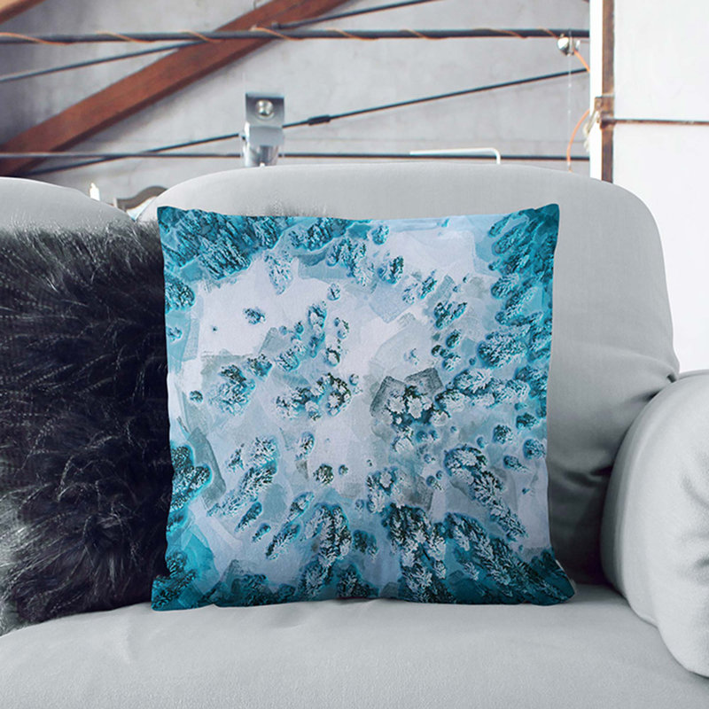 Abstract Square Cushion, 55cm H x 55cm W x 20cm D