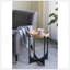 Table-plateau 15 x 15 x 22 po avec base géométrique noire