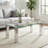 Aurelija Glass Top Coffee Table
