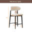 Ensemble de 4 tabourets de bar modernes et rembourrés Modern-466143852-466143853