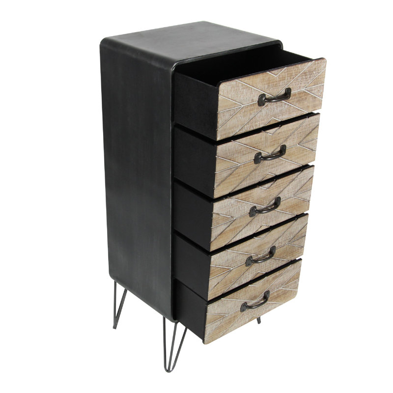 Commode 5 tiroirs Jez