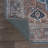 Alacati Ogee Medallion Machine-Washable Navy/Brown Rug-1987744299