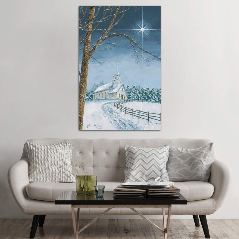 Shining Holiday Star by James Redding - Wrapped Canvas Print, 152.5 cm H x 101.5 cm W