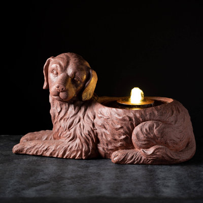 Nikol Weather Resistant Sculptural Fountain with Light
