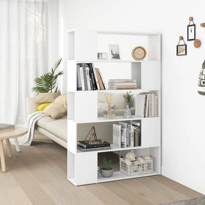 vidaXL Book Cabinet Room Divider Engineered Wood Medium by VidaXL
