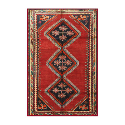 Tapis orange Southwestern