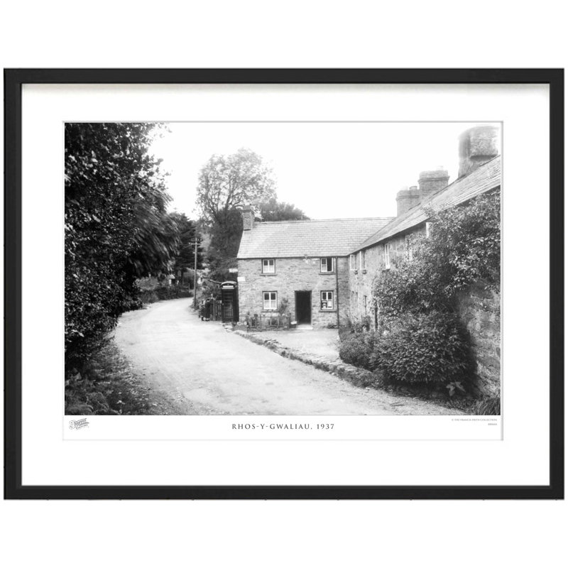 Rhos-Y-Gwaliau, 1937 by Francis Frith - Single Picture Frame Print, 40cm H x 50cm W x 2.3cm D