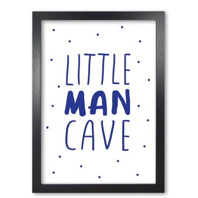 Little Man Cave Dots - Print