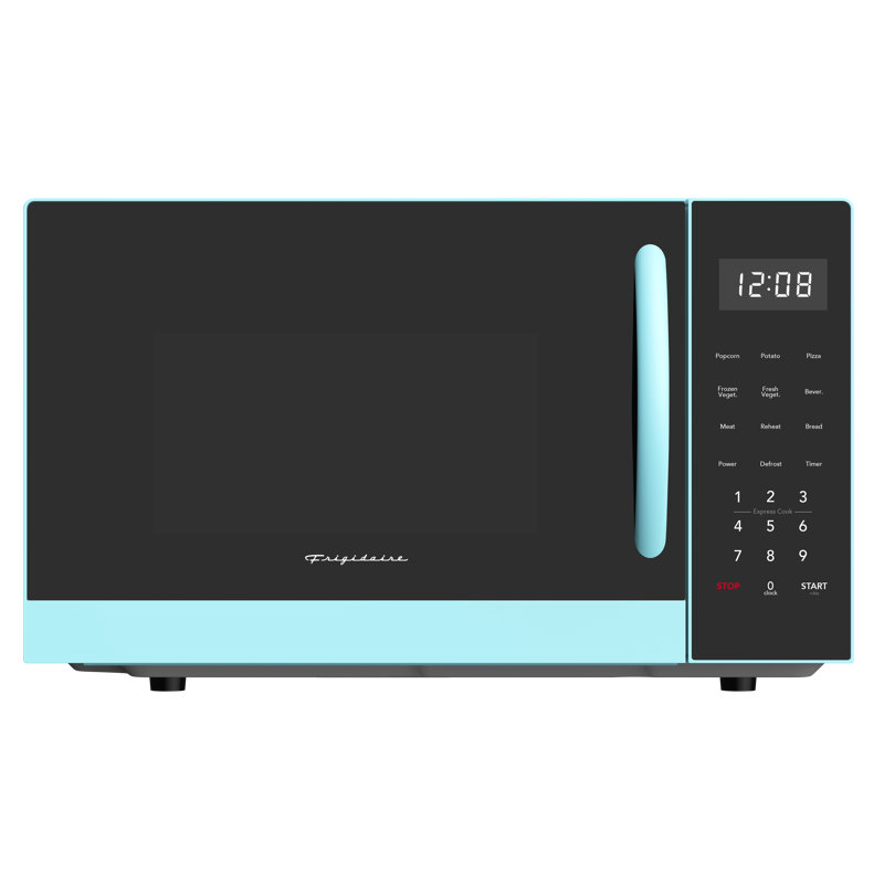Frigidaire, 0.9 Cu. Ft. Countertop Microwave Oven, Blue, Blue
