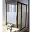 Film pour fenêtre d'intimité statique réutilisable en verre d'intimité, matriciel / Caree, rouleau de 26 po x 59 po
