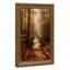 Pont de la forêt d'automne - Cadre mural vintage orné - Cadre décoratif doré pour œuvres d'art.-1415975639