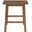 Chaise de salle à manger en bois de style campagnard 2 pièces de style campagnard TopMAX, adaptée aux petits espaces, couleur noyer