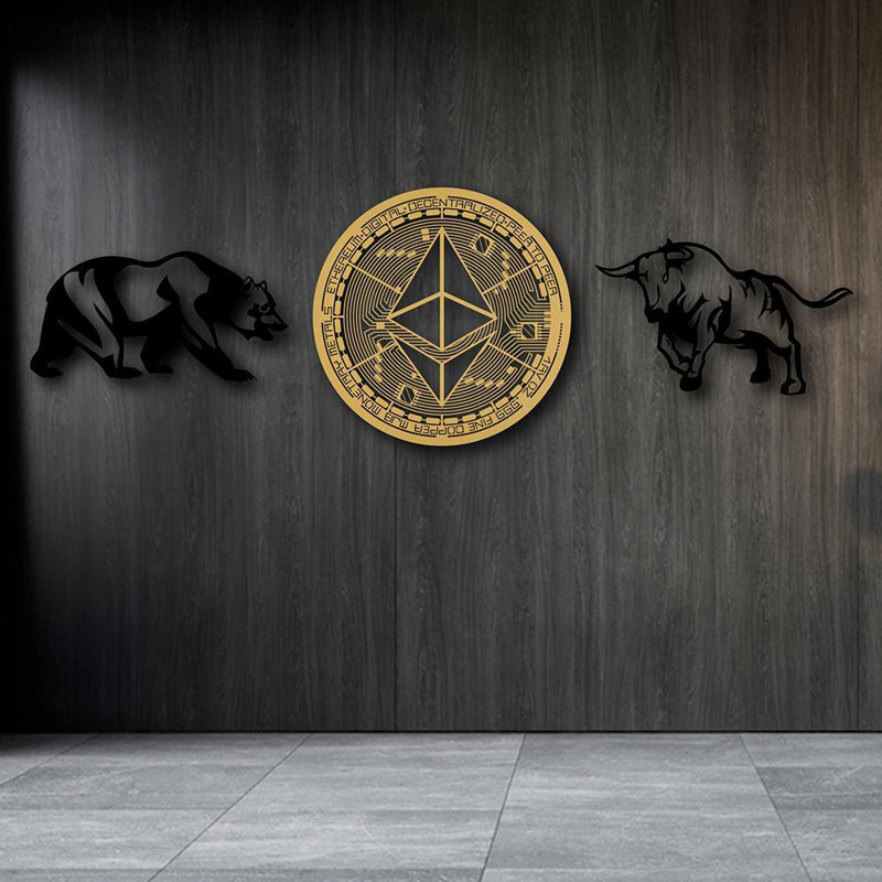 Handmade Animals Wall Decor on Metal, 69cm H x 69cm W x 2cm D
