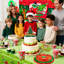 Christmas Grinch Party  Supplies,107 Pcs Grinch Party Decorations and Tableware