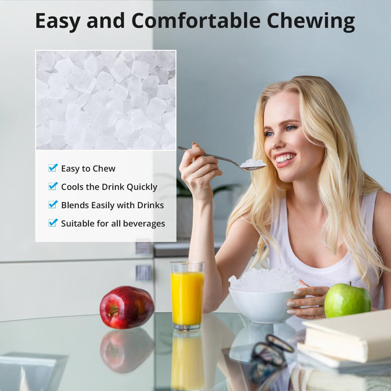 Babevy 36 lb. Daily Production Portable Ice Maker