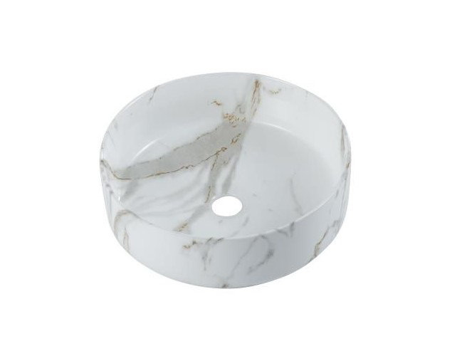 Round Sink, White