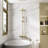 Luxurious Complete Shower System with Rough-in Valve Rain Showerhead-89016526