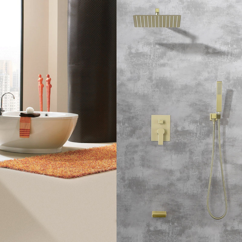 Système de douche complet avec valve brute et FloWise