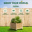 Wood Elevated Planter-79572760