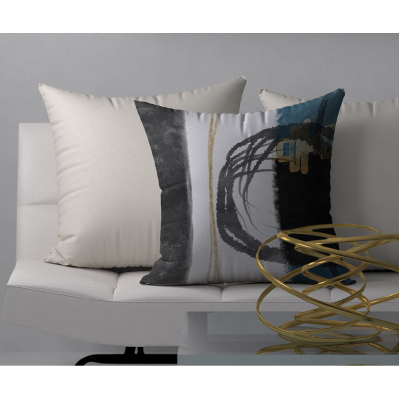 Housse d’oreiller carrée et encart, 24 po x 24 po