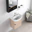Meuble-lavabo simple avec comptoir Ballal 18