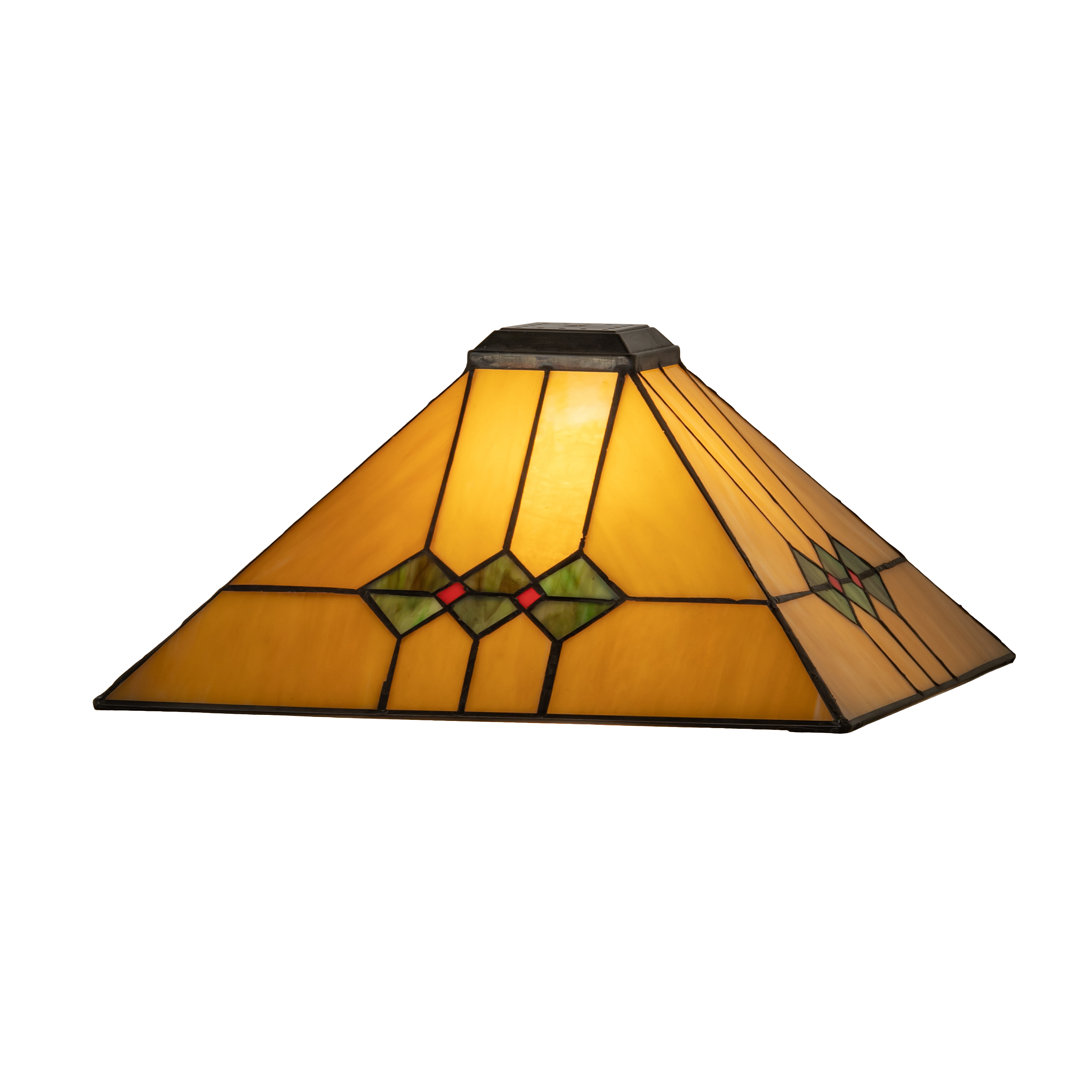 Meyda Tiffany & Stained Glass 6.5'' H x 13'' W Glass Empire Lamp Shade Meyda Lighting
