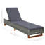 Chaise longue simple inclinable en acacia 80 po Isak-339113581-339113578
