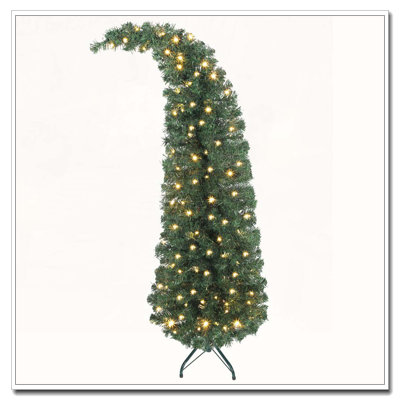 Arbre de Noël 5 pi avec 300 lumières DEL et base en métal