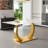 Dining Table with Double shaped metal legs