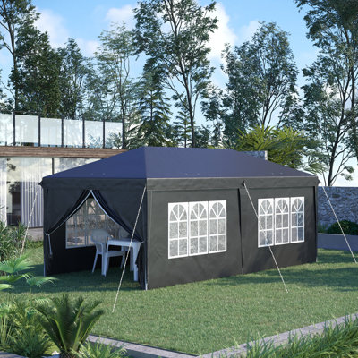 Baja 5.85m x 2.95m Metal Pop-Up Gazebo