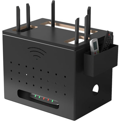 WiFi Router Storage Rack | Desktop Router And Modem Organizer - Living