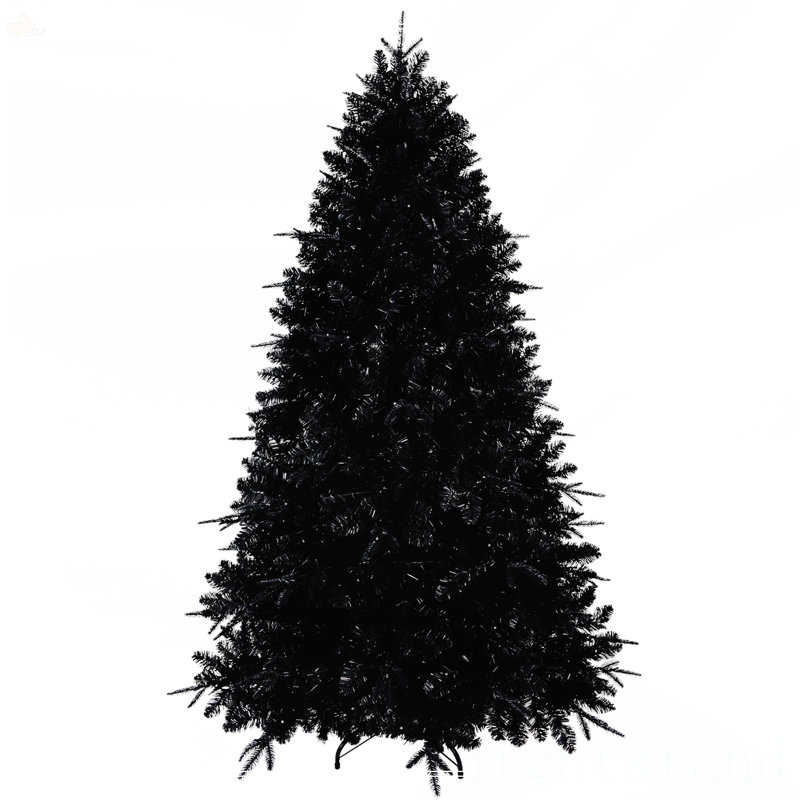 7.5Ft Black Christmas Tree, 7.5'