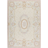 Aubusson Renaissance Wool Oriental Area Rug