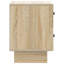 43cm W Manufactured Wood Bedside Table-466180881