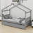 House Bed With Trundle Bed-1727540725