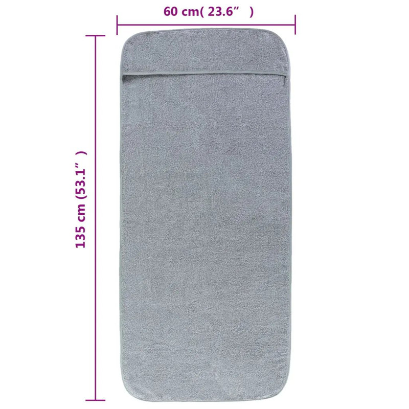 Lycke Beach Towel, Grey