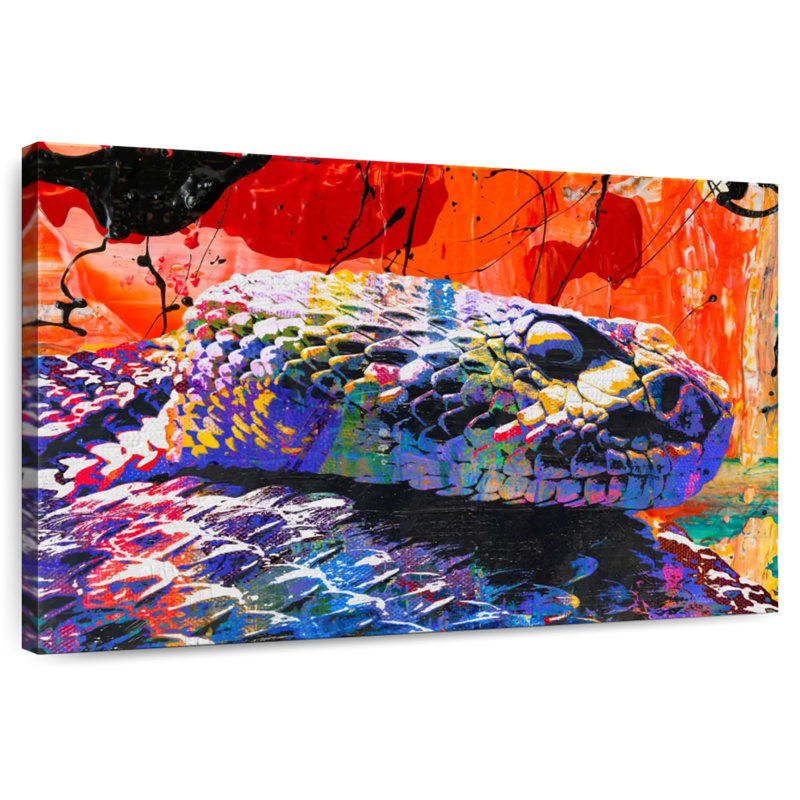 Brampt Western Diamondback, 32" H x 48" W