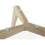 Hadley Glass Top Solid Wood Base Dining Table-25853259