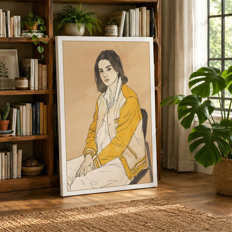 Print, 30x20 - 76.2 x 50.8 cm, Teal Border