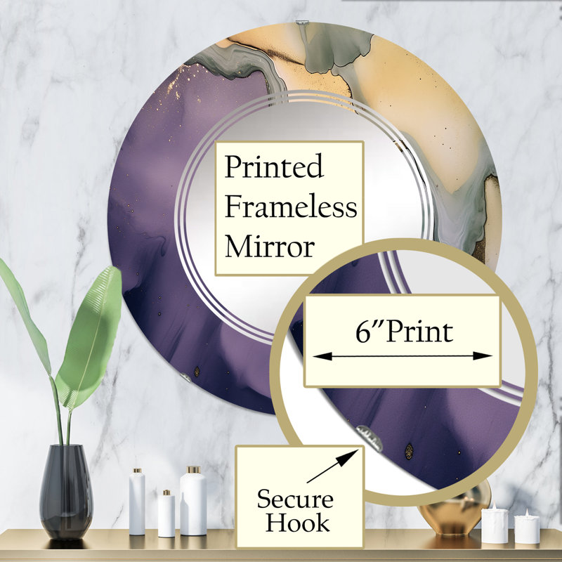 Miroir mural Dringenberg, 32 po x 32 po