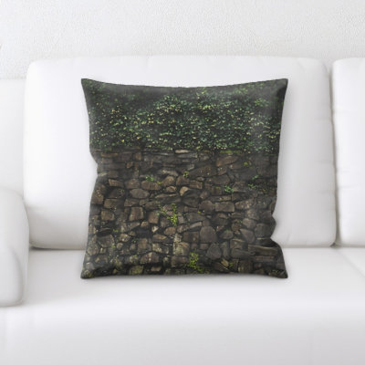 Coussin décoratif briques