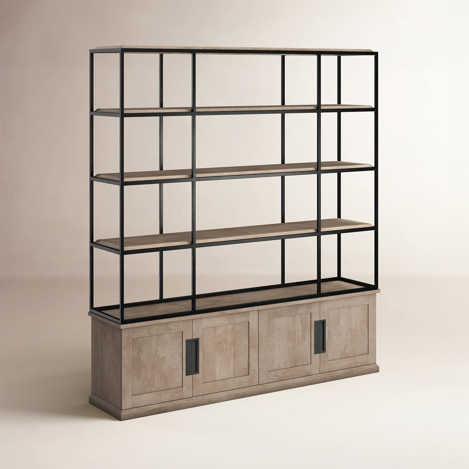 Alex 81.5 " Mango Bookcase