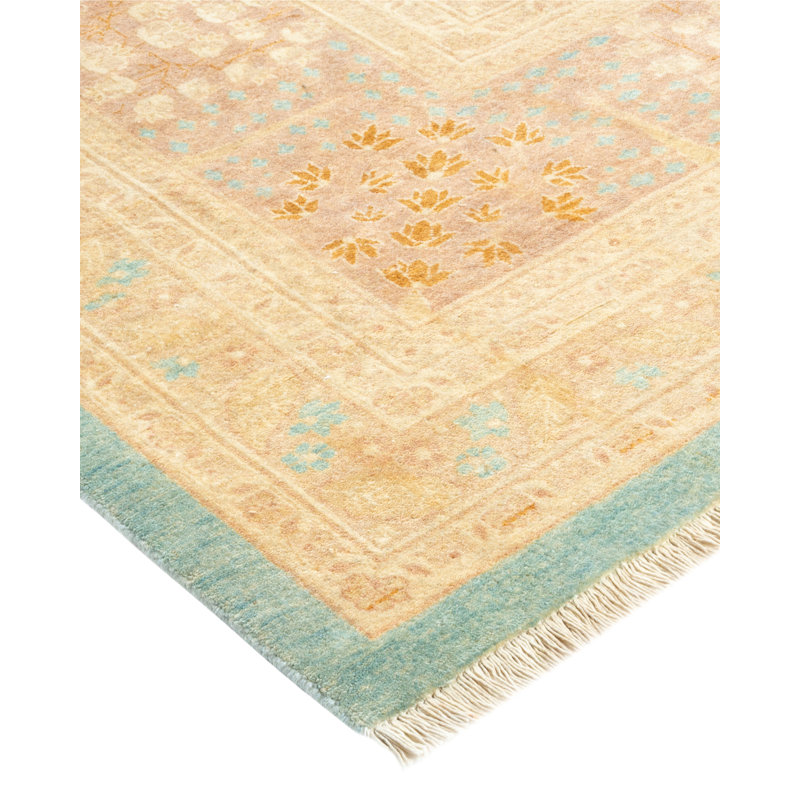 One-of-a-Kind 8'4" X 10' 2010s Wool Area Rug in Blue